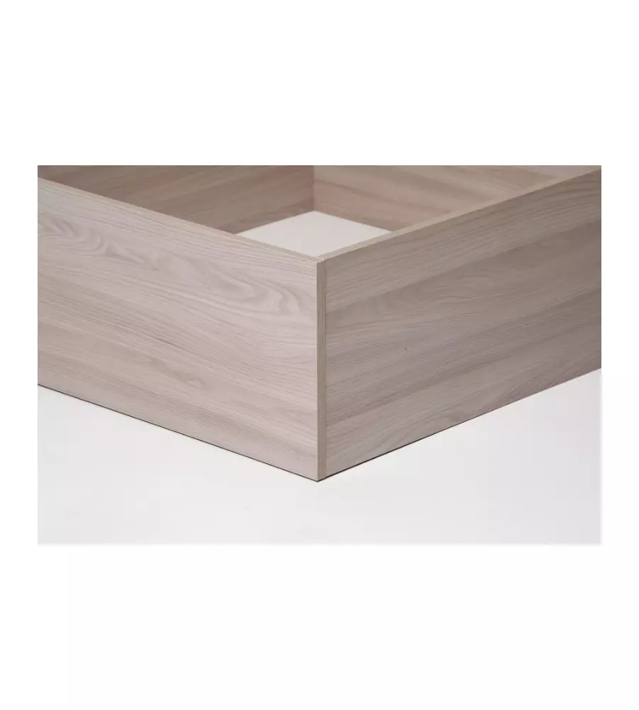 LETTO MATRIMONIALE CONTENITORE "BED BOX" OLMO NATURALE 160X190 CM